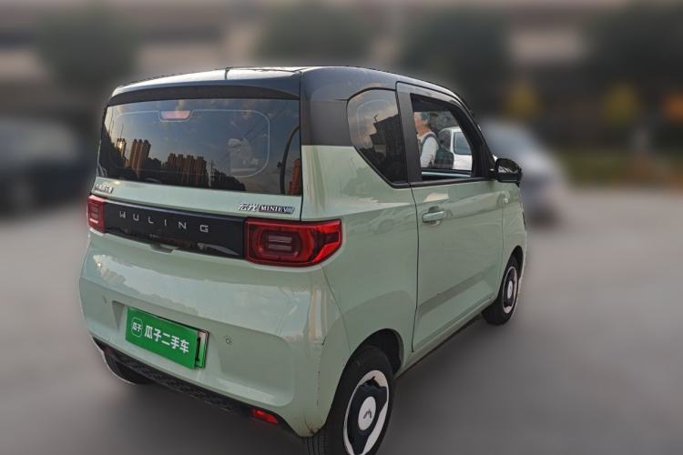 Used Wuling Hongguang MINIEV 2021 Macaron Fashion Model Lithium Iron Phosphate Rear Right 45 Deg