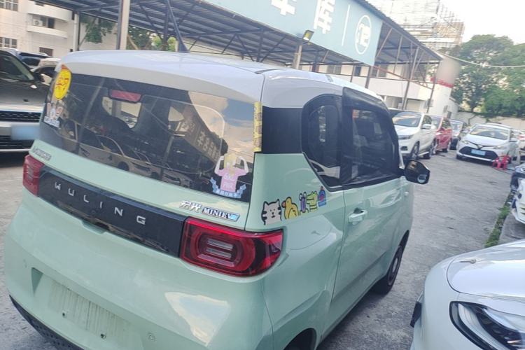 Used Wuling Hongguang MINIEV 2021 Macaron Premium Model – Lithium Iron Phosphate Rear Right 45 Deg