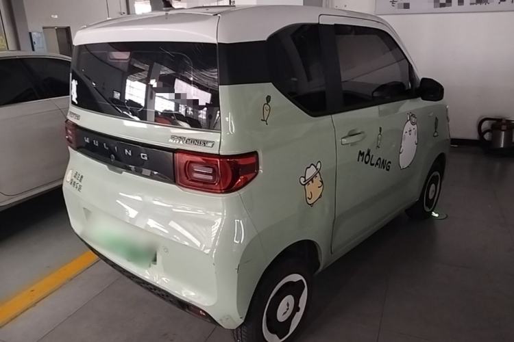 Used Wuling Hongguang MINIEV 2021 Macaron Fashion Edition Lithium-Ion Battery Rear Right 45 Deg