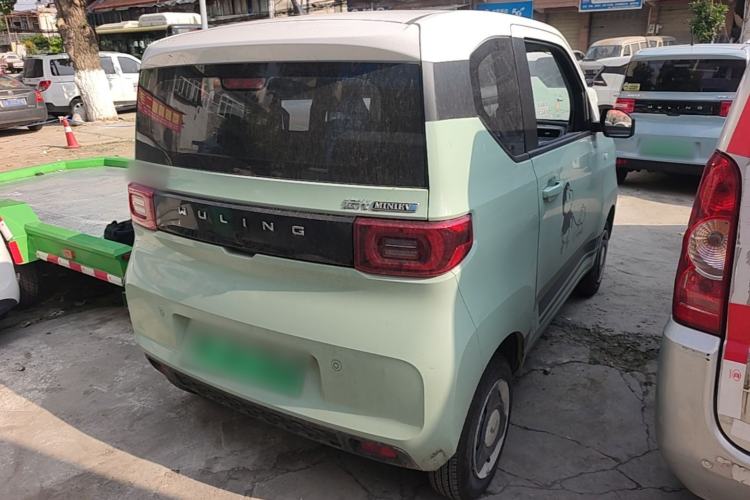 Used Wuling Hongguang MINIEV 2021 Macaron Fashion Model Lithium Iron Phosphate Rear Right 45 Deg
