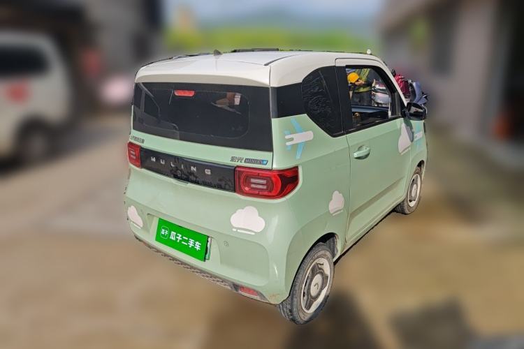 Used Wuling Hongguang MINIEV 2021 Macaron Sandwich Model 170 km Lithium Ternary Rear Right 45 Deg