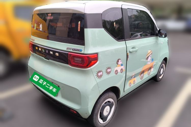 Used Wuling Hongguang MINIEV 2021 Macaron Fashion Edition Lithium-Ion Battery Rear Right 45 Deg