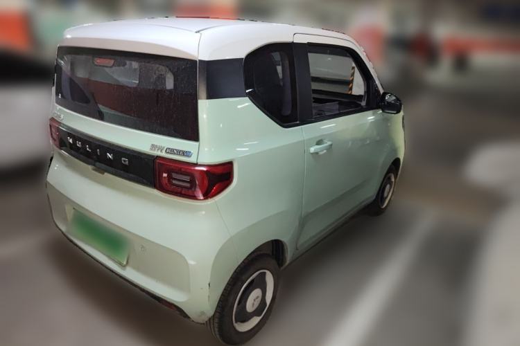 Used Wuling Hongguang MINIEV 2021 Macaron Fashion Model Lithium Iron Phosphate Rear Right 45 Deg