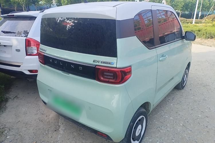 Used Wuling Hongguang MINIEV 2021 Macaron Fashion Model Lithium Iron Phosphate Rear Right 45 Deg
