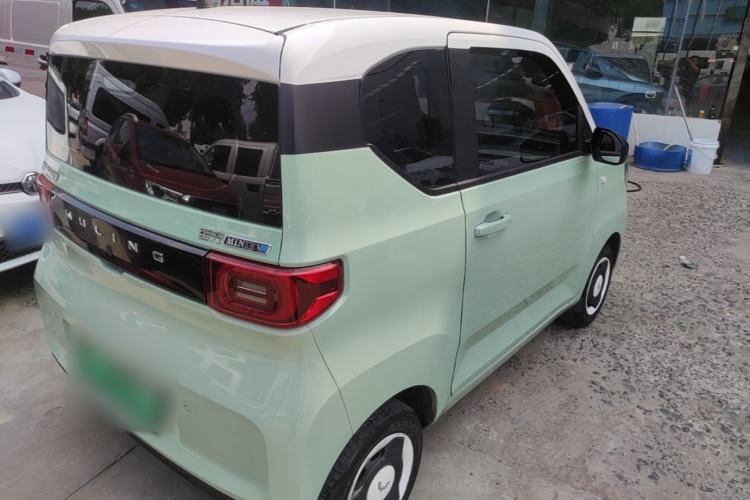 Used Wuling Hongguang MINIEV 2021 Macaron Premium Model – Lithium Iron Phosphate Rear Right 45 Deg