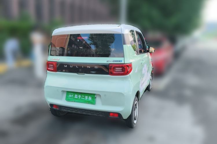 Used Wuling Hongguang MINIEV 2021 Macaron Fashion Model Lithium Iron Phosphate Rear Right 45 Deg