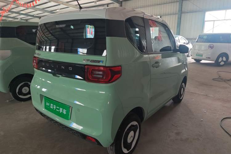 Used Wuling Hongguang MINIEV 2021 Macaron Premium Model – Lithium Iron Phosphate Rear Right 45 Deg