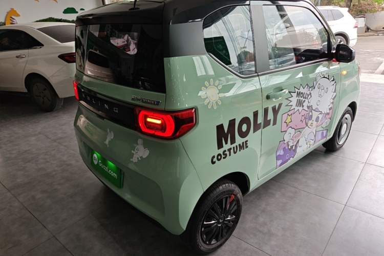 Used Wuling Hongguang MINIEV 2021 Macaron Premium Model – Lithium Iron Phosphate Rear Right 45 Deg
