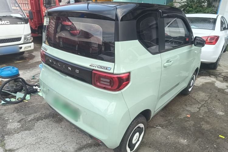 Used Wuling Hongguang MINIEV 2021 Macaron Fashion Model Lithium Iron Phosphate Rear Right 45 Deg