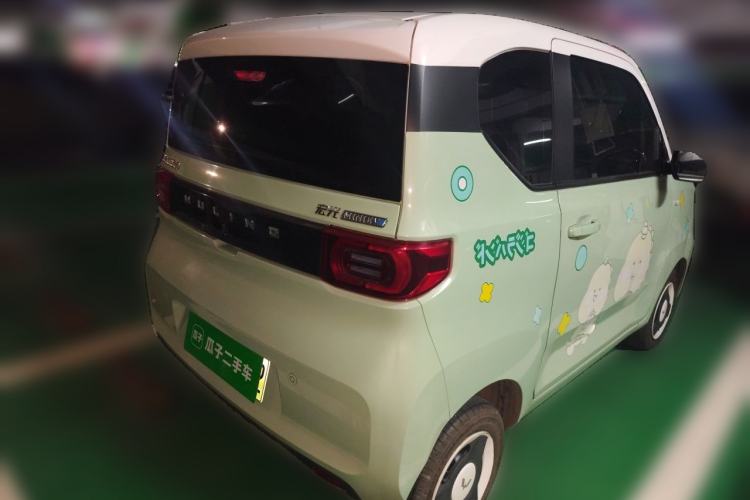 Used Wuling Hongguang MINIEV 2021 Macaron Fashion Model Lithium Iron Phosphate Rear Right 45 Deg