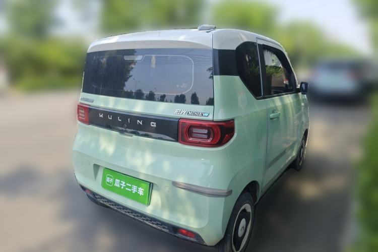 Used Wuling Hongguang MINIEV 2021 Macaron Fashion Model Lithium Iron Phosphate Rear Right 45 Deg