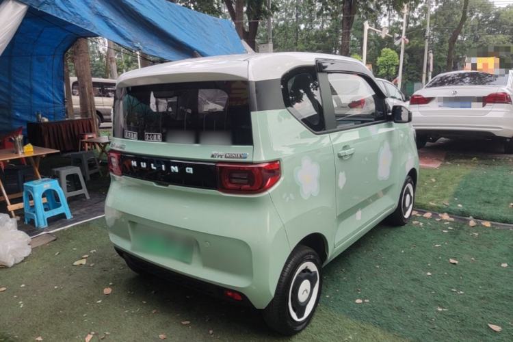 Used Wuling Hongguang MINIEV 2021 Macaron Fashion Model Lithium Iron Phosphate Rear Right 45 Deg