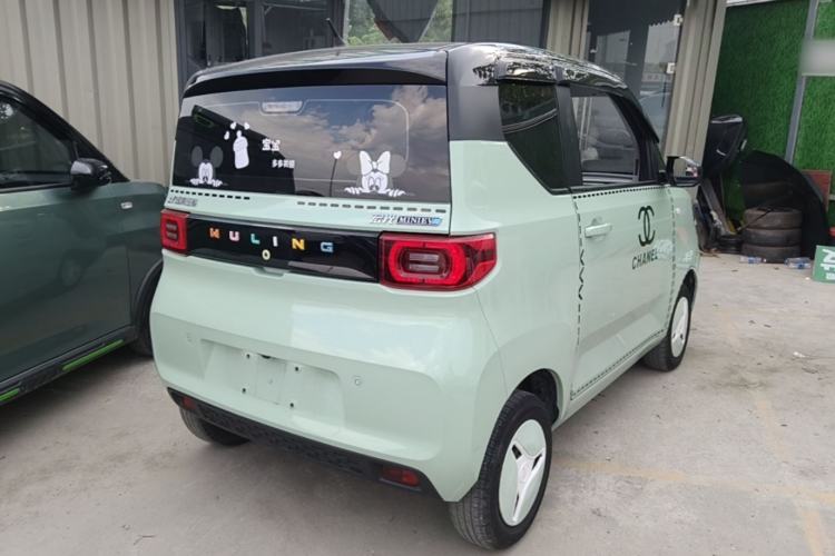 Used Wuling Hongguang MINIEV 2021 Macaron Fashion Model Lithium Iron Phosphate Rear Right 45 Deg