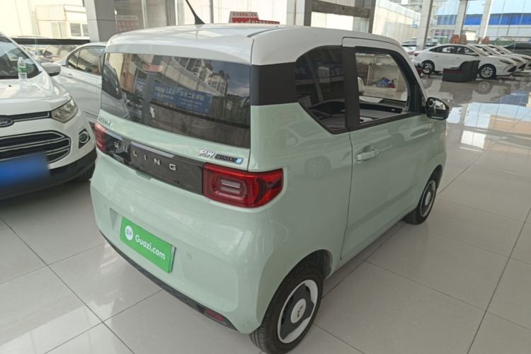 Used Wuling Hongguang MINIEV 2021 Macaron Sandwich Model 170 km Lithium Iron Phosphate Rear Right 45 Deg