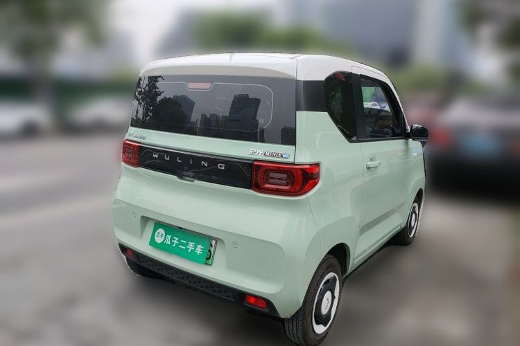 Used Wuling Hongguang MINIEV 2021 Macaron Fashion Model Lithium Iron Phosphate Rear Right 45 Deg