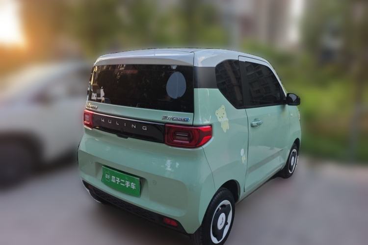 Used Wuling Hongguang MINIEV 2021 Macaron Premium Model – Lithium Iron Phosphate Rear Right 45 Deg