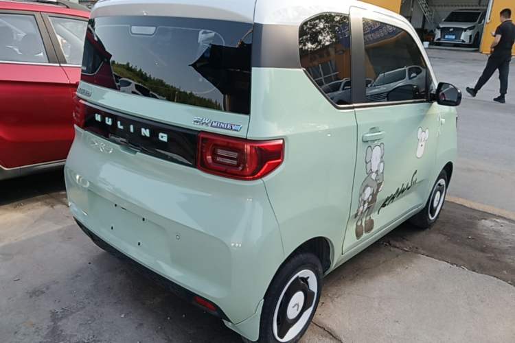 Used Wuling Hongguang MINIEV 2021 Macaron Premium Model – Lithium-NMC Rear Right 45 Deg