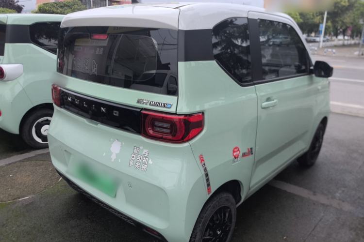 Used Wuling Hongguang MINIEV 2021 Macaron Fashion Model Lithium Iron Phosphate Rear Right 45 Deg
