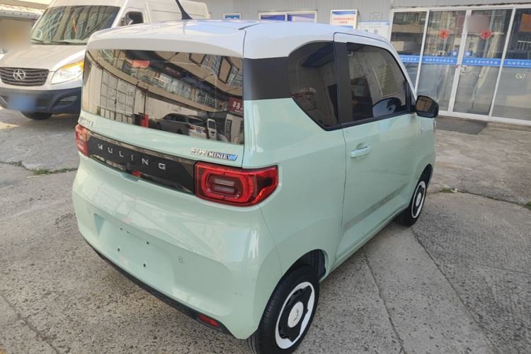 Used Wuling Hongguang MINIEV 2021 Macaron Fashion Model Lithium Iron Phosphate Rear Right 45 Deg