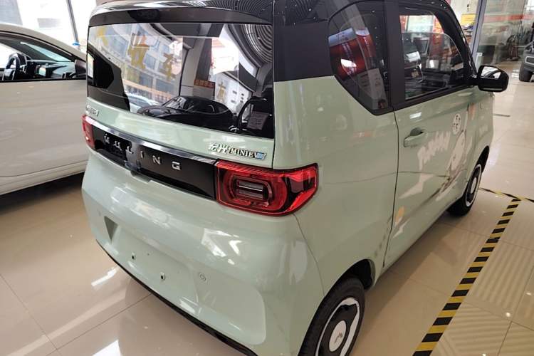 Used Wuling Hongguang MINIEV 2021 Macaron Premium Model – Lithium Iron Phosphate Rear Right 45 Deg