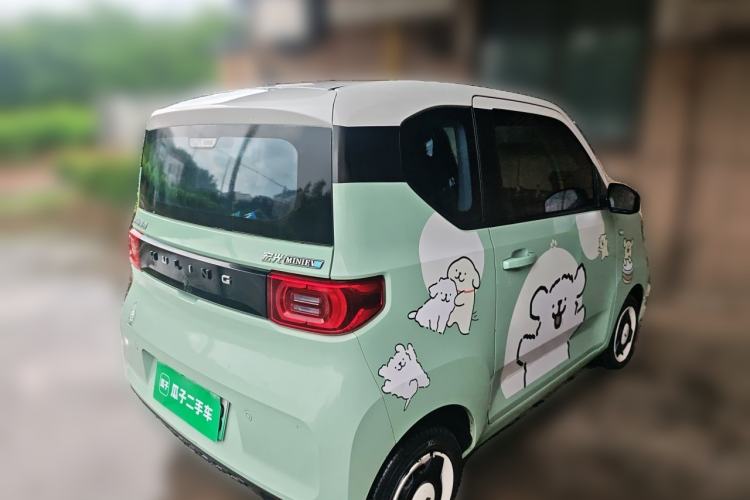 Used Wuling Hongguang MINIEV 2021 Macaron Premium Model – Lithium Iron Phosphate Rear Right 45 Deg