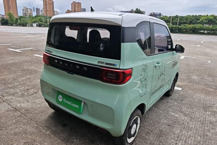 Used Wuling Hongguang MINIEV 2021 Macaron Premium Model – Lithium-NMC Rear Right 45 Deg
