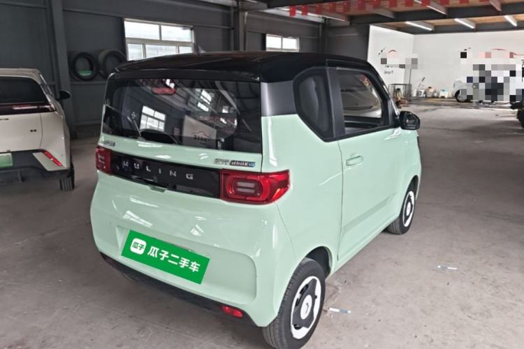 Used Wuling Hongguang MINIEV 2021 Macaron Fashion Model Lithium Iron Phosphate Rear Right 45 Deg