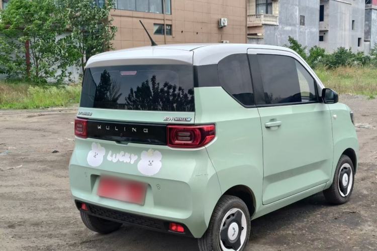 Used Wuling Hongguang MINIEV 2021 Macaron Fashion Model Lithium Iron Phosphate Rear Right 45 Deg