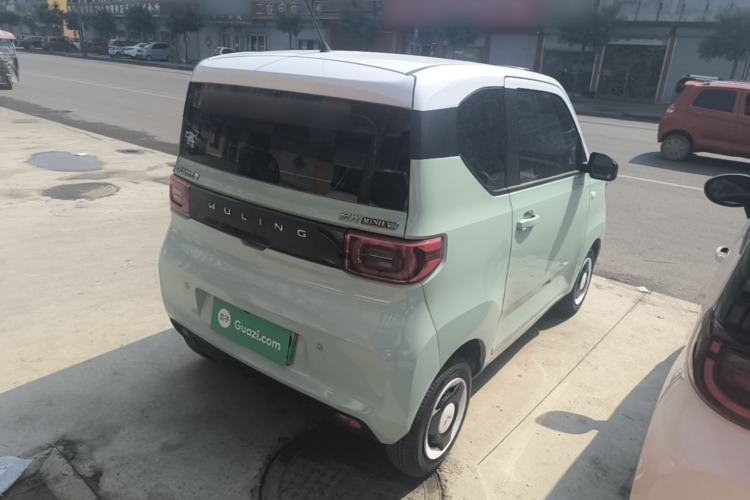 Used Wuling Hongguang MINIEV 2021 Macaron Sandwich Model 120 km Lithium Iron Phosphate Rear Right 45 Deg