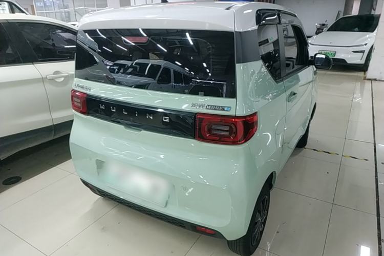 Used Wuling Hongguang MINIEV 2021 Macaron Fashion Model Lithium Iron Phosphate Rear Right 45 Deg
