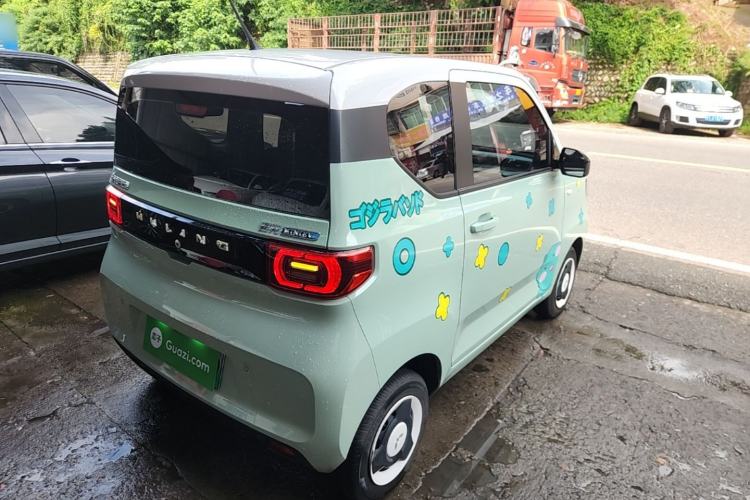 Used Wuling Hongguang MINIEV 2021 Macaron Fashion Model Lithium Iron Phosphate Rear Right 45 Deg