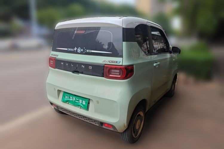 Used Wuling Hongguang MINIEV 2021 Macaron Fashion Model Lithium Iron Phosphate Rear Right 45 Deg