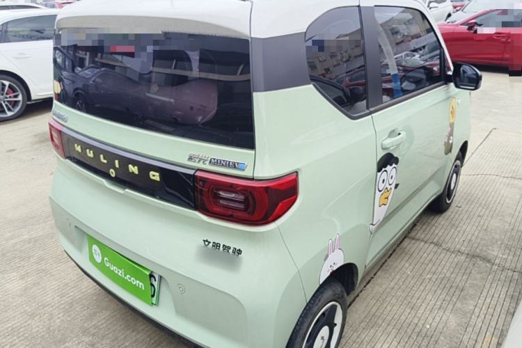 Used Wuling Hongguang MINIEV 2021 Macaron Fashion Model Lithium Iron Phosphate Rear Right 45 Deg