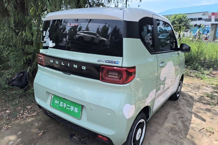 Used Wuling Hongguang MINIEV 2021 Macaron Premium Model – Lithium Iron Phosphate Rear Right 45 Deg