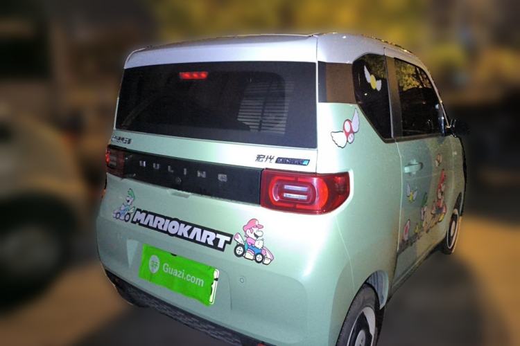 Used Wuling Hongguang MINIEV 2021 Macaron Premium Model – Lithium Iron Phosphate Rear Right 45 Deg