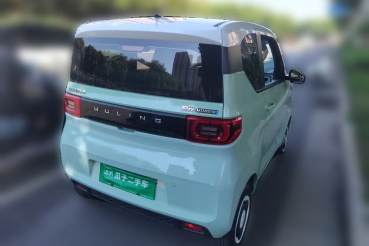Used Wuling Hongguang MINIEV 2021 Macaron Fashion Model Lithium Iron Phosphate Rear Right 45 Deg