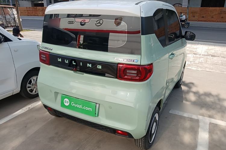 Used Wuling Hongguang MINIEV 2021 Macaron Fashion Model Lithium Iron Phosphate Rear Right 45 Deg