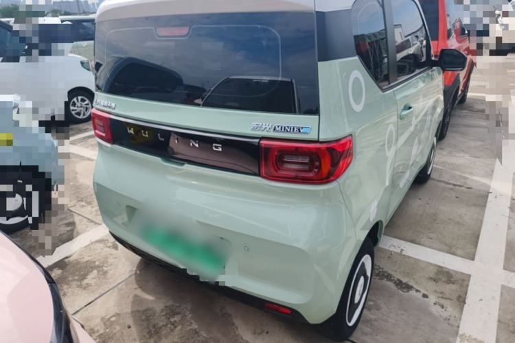 Used Wuling Hongguang MINIEV 2021 Macaron Premium Model – Lithium Iron Phosphate Rear Right 45 Deg