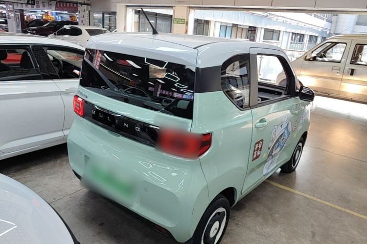 Used Wuling Hongguang MINIEV 2021 Macaron Fashion Model Lithium Iron Phosphate Rear Right 45 Deg