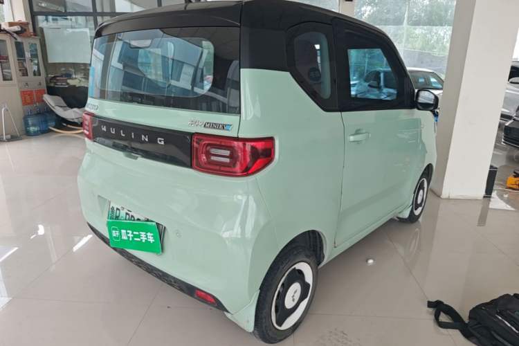 Used Wuling Hongguang MINIEV 2021 Macaron Fashion Edition Lithium-Ion Battery Rear Right 45 Deg