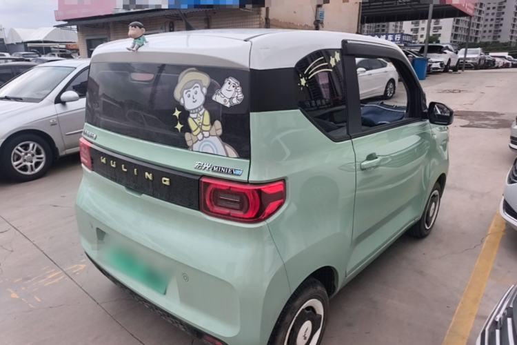 Used Wuling Hongguang MINIEV 2021 Macaron Premium Model – Lithium Iron Phosphate Rear Right 45 Deg