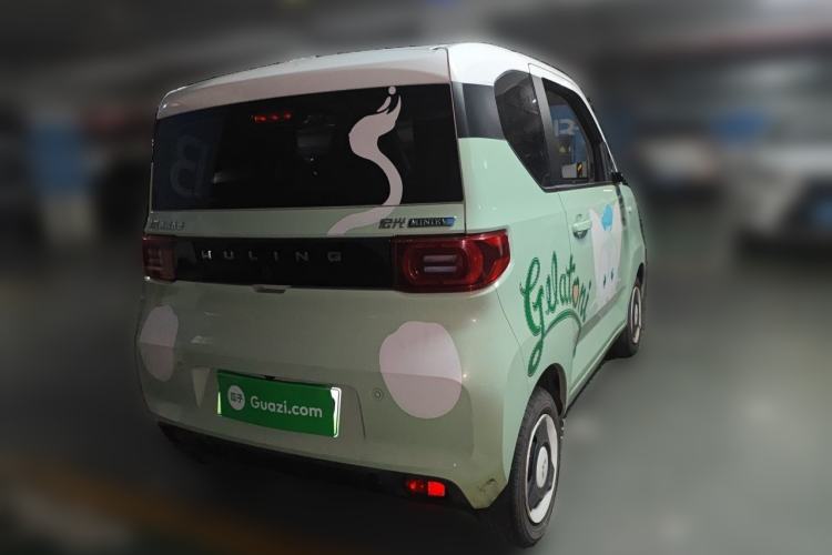 Used Wuling Hongguang MINIEV 2021 Macaron Fashion Model Lithium Iron Phosphate Rear Right 45 Deg