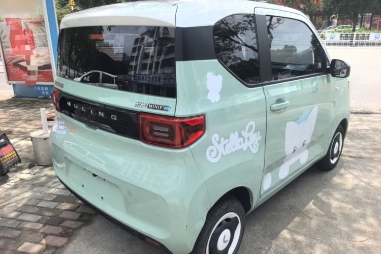 Used Wuling Hongguang MINIEV 2021 Macaron Premium Model – Lithium Iron Phosphate Rear Right 45 Deg