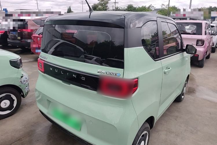 Used Wuling Hongguang MINIEV 2021 Macaron Fashion Model Lithium Iron Phosphate Rear Right 45 Deg