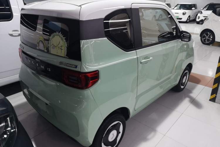 Used Wuling Hongguang MINIEV 2021 Macaron Premium Model – Lithium Iron Phosphate Rear Right 45 Deg