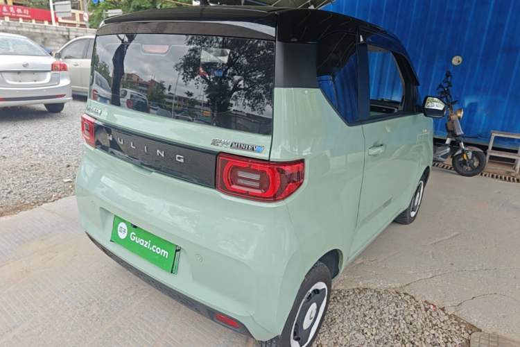 Used Wuling Hongguang MINIEV 2021 Macaron Premium Model – Lithium Iron Phosphate Rear Right 45 Deg