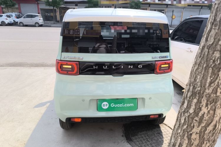 Used Wuling Hongguang MINIEV 2021 Macaron Sandwich Model 120 km Lithium Iron Phosphate Rear