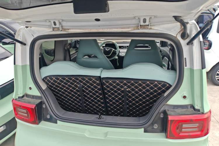 Used Wuling Hongguang MINIEV 2021 Macaron Premium Model – Lithium Iron Phosphate Trunk