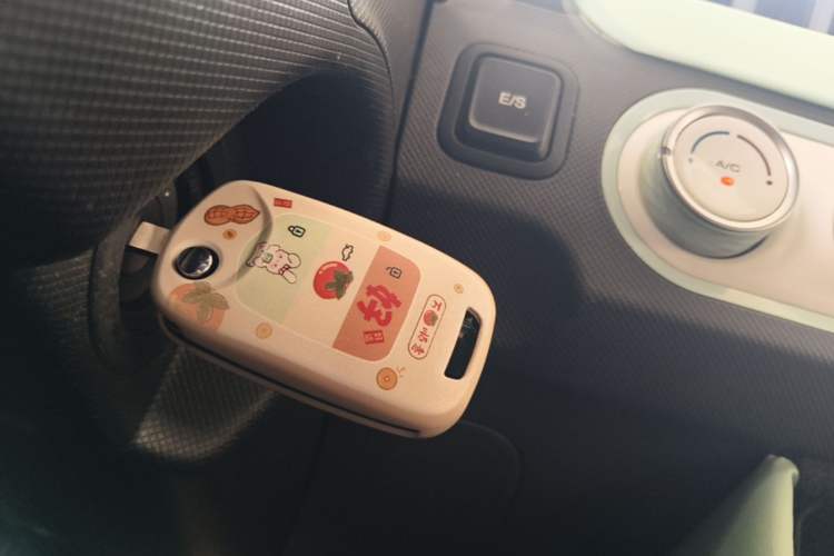 Used Wuling Hongguang MINIEV 2021 Macaron Sandwich Model 170 km Lithium Iron Phosphate Vehicle Key