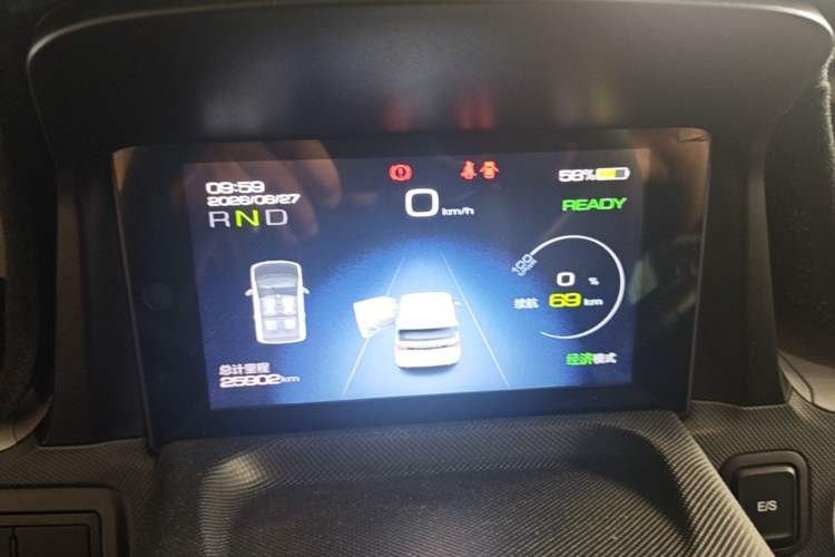 Used Wuling Hongguang MINIEV 2021 Macaron Fashion Model Lithium Iron Phosphate Instrument Cluster